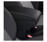 WUYDKEL Car Armrest Compatible With Fiat 500 2015 2016 2017 2018 2019 2020 Car Armrest Box Armrest Storage Box Arm Center Console Storage Case Retrofit(White line)