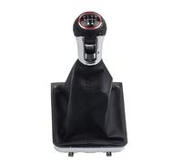 WUYDKEL Car Gear Shift Knob Compatible With VW For Passat B6 2005-2011 5 6 Speed Manual Gear Shift Knob Gaiter Boot Lever Stick Pen Cover Car Styling(5 SPEED)