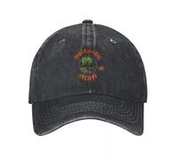 WUYIJGCS Classic Black Label Society, & Crossbones, Band Logo Demin Trucker Hat Lightweight Golf Hat Women's Baseball Cap Essential for Summer