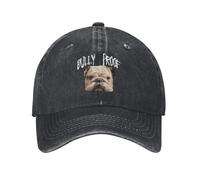 WUYIJGCS Classic English Bulldog, Bully Proof Demin Trucker Hat Durable for All Seasons Caps Men Women's Baseball Cap Essential for Summer