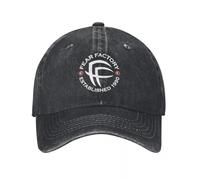 WUYIJGCS Classic Fear Factory, 30th Anniversary, Logo Demin Trucker Hat Outdoor Adventures Men's Caps Women's Baseball Cap Essential for Summer