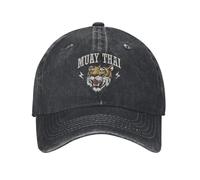 WUYIJGCS Classic Limited Edition Martial Arts Muay Thai Kickboxing Denim Hat Outdoor Adventures Men's Hats Men's Baseball Cap Essential for Summer