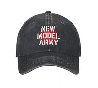 WUYIJGCS Classic Logo Officiel Graphique Blanc & Rouge Denim Hat Breathable Hat Cap Man Summer Essential for Summer