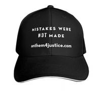 WUYIJGCS Classic Mistakes were NOT Made: an Anthem for Justice Baseball Cap Rave Hat Sun caps Women's Hats 2025 Men's Essential for Summer
