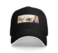 WUYIJGCS Classic My Dog Stepped on a bee Funny Amber Johnny dep Pint Court Trial Lawyer Ball Cap Black Women Hats Men's Essential for Summer