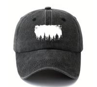WUYIJGCS Classic Printed White Baseball Cap, Fashionable and Versatile, Outdoor Sun Protection, Duckbill Cap, Vacation, Travel, Camping Essential for Summer