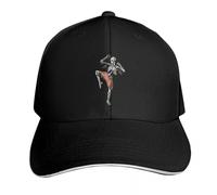 WUYIJGCS Classic Skeleton Muay Thai Fighter Baseball Cap Golf Hat Man Sports Cap Male hat for Women 2025 Men's Essential for Summer