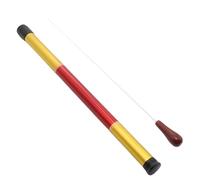 Wuyituart 15 Inch Conducting Baton with Resin Handle Lightweight Drum Major Baton with Case, Red