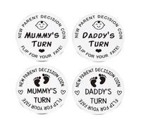 WUYJI Baby Gift Sets - Two Commemorative Coins on Decision Making - A Gift to Help New Parents Make Decisions