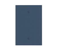 WUYOCHA Decorative Light Switch Cover Plate Encore Navy Blue 1 Gang No Device Single Blank Outlet Covers Wall Plates for Electrical Outlets Faceplate for Bedroom Kitchen Home Decor