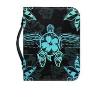 WUYOJUXA Sea Turtle Bible Cover Case Book Protector for Book Lovers Bible Cover Vegan Leather Carrying Book Case Sea Turtle Bible Study Accessories Supplies size：XL