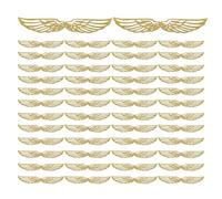 Wuyooprt Cake Topper Decorations,Angel Wing Cake Decorating Toppers | Paper Cupcake Ornament for Pastry Chef Restaurant Food Mousse Pudding Ice Cream Birthday Celebration