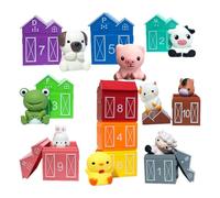 Wuyooprt Finger Puppets Set,Interactive Soft Educational Toy | Farm Animal Barn Finger Puppets - for Kid Boys Girls New Year Preschool Children Birthday Christmas