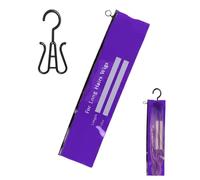 Wuyooprt Hair Extension Storage - Hair Extensions Hanger - Dust-Proof Rack with Zipper for Display Packaging Organization Closet Salon Dressing Braiding