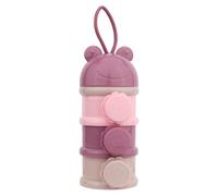 Wuyooprt Powder Formula Travel Container, 3 Layer Dispenser Storage Container, Bottle with Carry Handle, Baby Supplies, Portable Powder Container for Milk, Snacks, Fruits