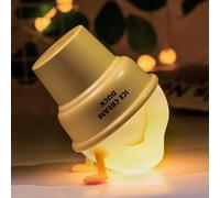 WUYOR Ice Cream Duck Night Light Kids, Baby Night Light Lamp for Bedroom USB Rechargeable Silicone Night Lamp for Girls Children Cute Gifts Room Decor Lamps