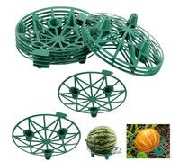Wuyue Hua 10PCS Melon Cradle Pumpkin Plant Support Garden Watermelon Protector Stand Squash Holder Growing Frame from Ground Rot (10)