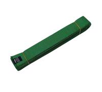 WUYXTO 2Pcs Soft Taekwondo Belts For Comfort During Practice Belt Polyester Cotton Easy Fasten Judo Karate Ranking Waistband Colored For Karate(Green)