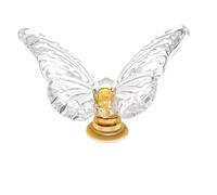 WUYXTO 4pc Crystal Butterfly Cabinet Pulls Clear Drawer Knobs Knob Bathroom Door Handle for Dresser Accessories for Dresser Drawers and Kitchen(Color 3)