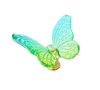 WUYXTO 4pc Crystal Butterfly Cabinet Pulls Clear Drawer Knobs Knob Bathroom Door Handle for Dresser Accessories for Dresser Drawers and Kitchen(Color 2)