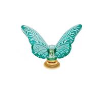 WUYXTO 4pc Crystal Butterfly Cabinet Pulls Clear Drawer Knobs Knob Bathroom Door Handle for Dresser Accessories for Dresser Drawers and Kitchen(Color 1)