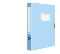 WUYXTO 5pcs File Box Drawer Office Paper Organizer Large Capacity Storage Folder Bill Information Table Filing Cabinet Foldable For School Work Office(Blue)