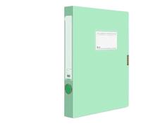 WUYXTO 5pcs File Box Drawer Office Paper Organizer Large Capacity Storage Folder Bill Information Table Filing Cabinet Foldable For School Work Office(Green)