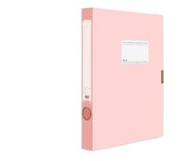 WUYXTO 5pcs File Box Drawer Office Paper Organizer Large Capacity Storage Folder Bill Information Table Filing Cabinet Foldable For School Work Office(Pink)
