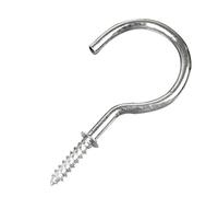 WUYXTO 80pcs Ceiling Screw Hooks Copper Nickel Plated Wall Hanging Screws Kitchen Cup Hook for for Plants for Indoor & Outdoor Use(Color2,36.85mm)