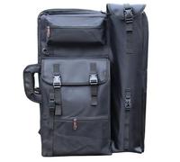 WUYXTO Rainproof Large Artist Bag A2 Art Portfolio Backpack A2 Drawing Board Supplies Bag Travel Portable Art Bag for Artist for Artwork Sketching(Black)