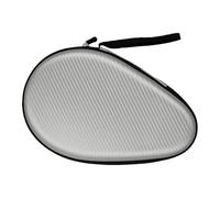 WUYXTO Table Tennis Bat Cover Table Tennis Racket Case Waterproof Ping Pong Paddles Case with Hand Strap Pingpong Paddle Storage Bag for Sports Accessories for Table Tennis Bat(Sliver)