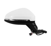 WuYyyyy Car rearview mirror,for Audi A5 F5 8W 2017 2018 2019 2020 2021 2022 car rearview mirror housing Auto Parts.,A-White-Right-10 Wire