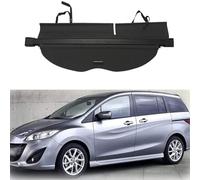 WuYyyyy Trunk Cargo Cover for Mazda 5 M5 2007-2017,safety Shield Rear Luggage Curtain Partition Privacy Car Accessorie Cargo Covers.,A/Black