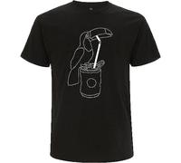 WUZ9MIMI Catfish and The Bottlemen Men's Toucan T-Shirt Black(Medium)