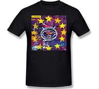 WUZ9MIMI U2 Zooropa Mens Classical T-Shirt Black(X-Large)