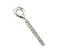 WUZIA 10Pcs 304 Stainless Steel Sheep M4 Eye Screw Bolt Ring Hanging Hook Suspension Fasteners Tools Without Nuts for Durability