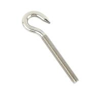 WUZIA 2Pcs 304 Stainless Steel Sheep M4 Eye Screw Bolt Ring Hanging Hook Suspension Fasteners Tools Without Nuts for Durability