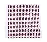 WUZIA 3D Fishing Lure Eyes, 500pcs 3/4/5mm Adhesive Fish Eyes, Lightweight DIY Accessory for Jigs Fly Tying Saltwater Freshwater Bait Making Crafts(4mm)