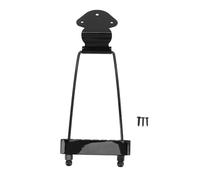 WUZIA 6 String Guitar Tailpiece Bridge Replacement Parts for Jazz Electric Archtop Guitar Bass(Black)