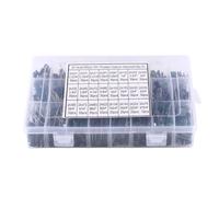 WUZIA 660pcs 24Value Polyester Film Paper Capacitors Set 100V Assorted Kit 0.22nF To 470nF with Box for Electric Circuits Circuit Repair