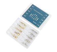 WUZIA Dial Replacement Metal Craft 100 Sets Compatible with 2035 PC21 SL68 Quartz Movement for Watch Repair Refitting Watchmaker Daily Maintenance