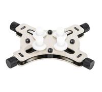 WUZIA Fixture Four-Corner Adjustable Clamp Plastic Metal Black Universal Holder for Watch Back Case Disassembly Assembly Daily Watchmaking Workbench Tool