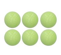 WUZIA Glow in The Dark Luminous Golf Balls 6 Pack, Double Layer Night Fluorescent Balls, Long Lasting Bright for Practice & Tournament Use