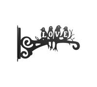 WUZIA Plant Hanger Black Iron, Decorative Hanging Plant Hook Rust Resistant Plant Basket Hanger Flower Pot Hook for Indoor Outdoor Garden Balcony(3)