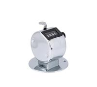 WUZIA Tally Counter, 4 Digit Handheld Clicker, Metal Plastic Manual Tool for Knitting Coaching Golf Lap Fishing Sports Scoring