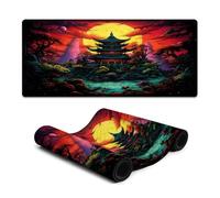 wuzihanptpt Extended Mousepad Color Pagoda Mouse Mat 40x90cm Keyboard Pad Computer PC Laptop Gaming Office Home Desk Accessory Gadget