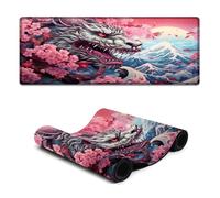 wuzihanptpt Extra Large Mouse Mat Dragon Tiger Mountain Extended Mouse Pad Smooth SurfaceHigh AccuracyFast MovingAnti ScratchNon Slip Base 30x80cm