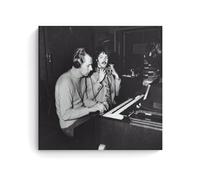 WUZIZHDE The Beatles in The Recording Studio Poster Decorative Painting Canvas Wall Art Living Room Poster Bedroom Painting Wall Art Picture Print Modern Family Room Decor 12 x 12 inches (30 x 30 cm)