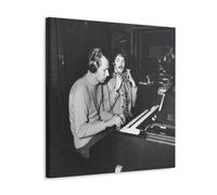 WUZIZHDE The Beatles in The Recording Studio Poster Decorative Painting Canvas Wall Art Living Room Poster Bedroom Painting Wall Art Picture Print Modern Family Room Decor 24 x 24 Inches (60 x 60 cm)