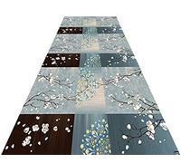 WUZMING Non-slip Carpet Runner Rug Geometry Short Pile Carpets, For Hallway, Corridor, Kitchen, Living Room, 60cm/70cm/80cm/90cm/110cm/120cm (Color : Multi-colored, Size : 70x430cm)